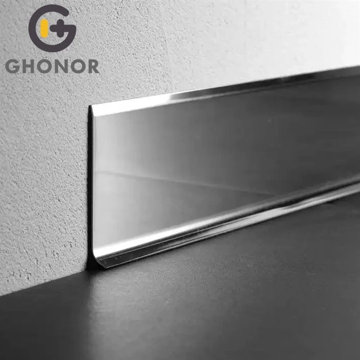 stainless flooring skirting boards