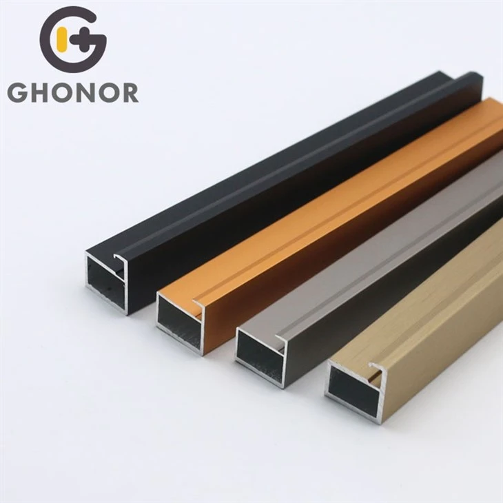 aluminum cabinet frame for glass panel